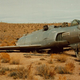 The remains of the second XF-90 left to rot in the dessert after it was used during nuclear weapons tests (US Government)